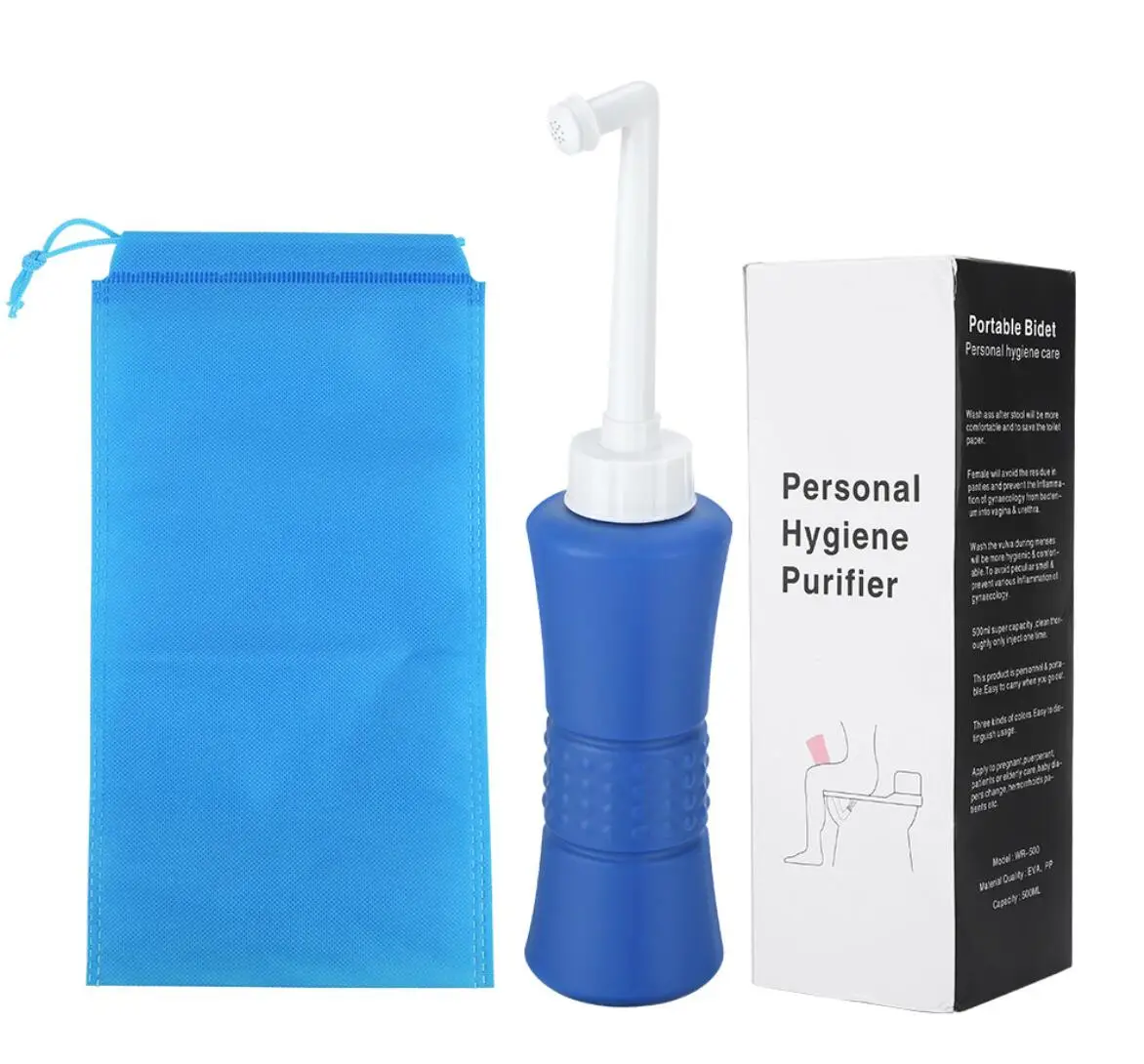 

Newest Design Soothing Postpartum Care Perineal Personal Cleaning 450ml Portable Travel Bidet Sprayer Upside Down Peri Bottle