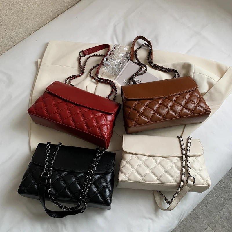 

Wholesale Chain Shoulder Bag Pu Leather Crossbody Bags For Women
