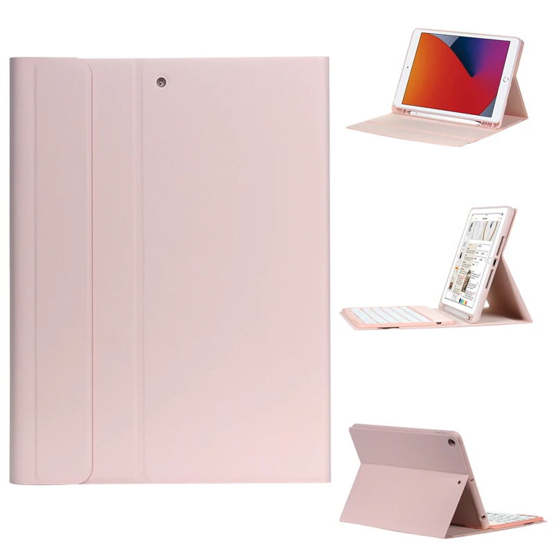 

Tablet wireless keyboard case PU leather case for iPad 10.2 inch 2019 2020