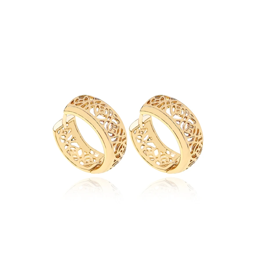 

H39-2 xuping fashion jewelry 2020 elegant gifts no stone simple hoop earring for ladies