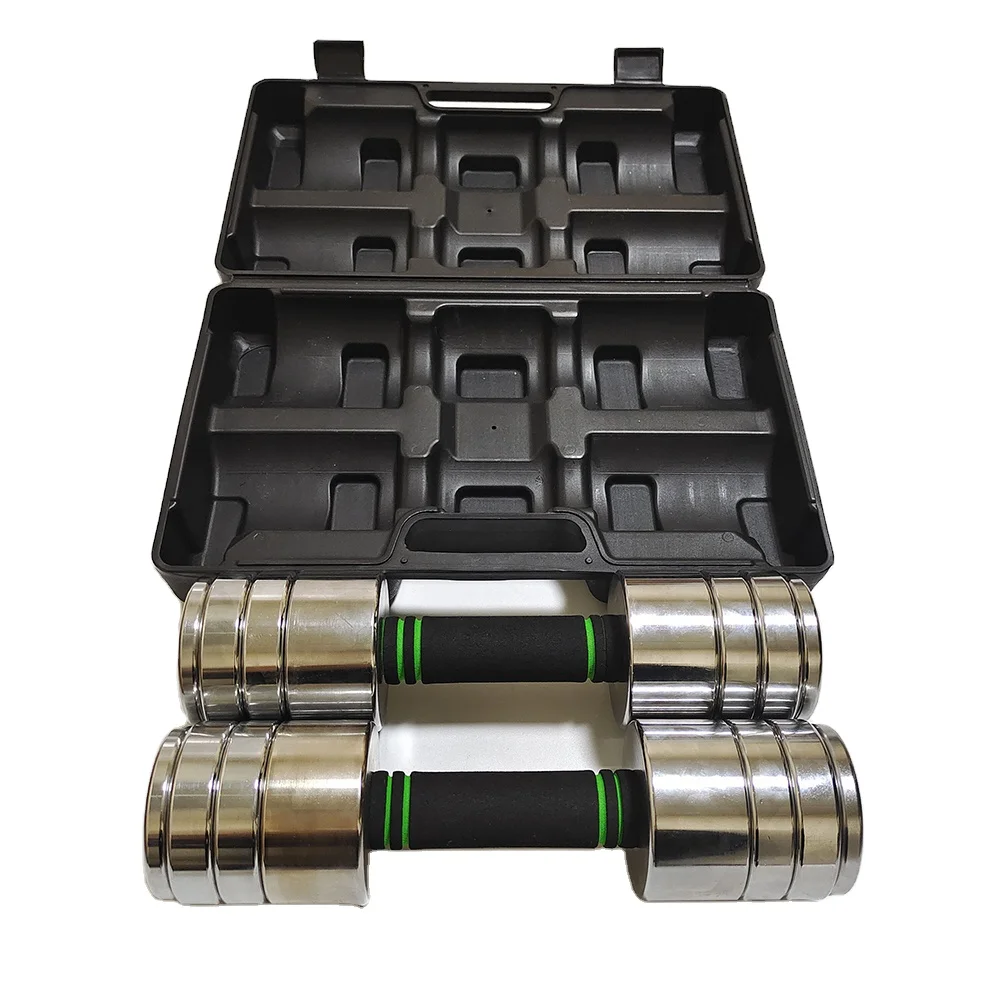 

GYM 20KG Adjustable Dumbbells Set Home Fitness Equipment Free Weight studio dumbbells adjustable weights dumbbells