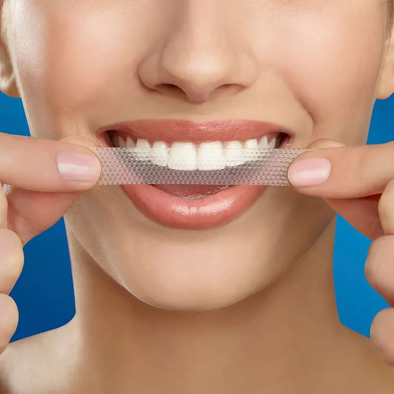 

28Pcs/14Pair White Tooth Dental kit Oral Hygiene Care Strip for false Teeth Veneers Dentist seks Gel Teeth Whitening Strips