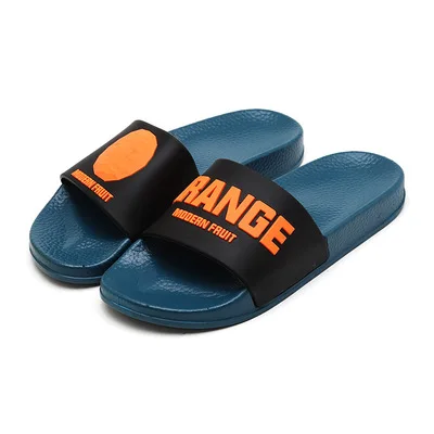 

Summer fruit slippers, home couple sandals and slippers, male slippers outside, As picture