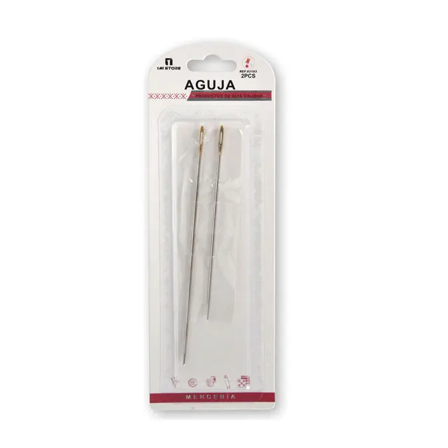 

Hot selling Hand Sewing Needles Assorted Size Stainless Steel Blunt Embroidery Sewing Needles, Silver