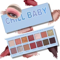 

private label multi-colors make up warm white eyeshadow palette