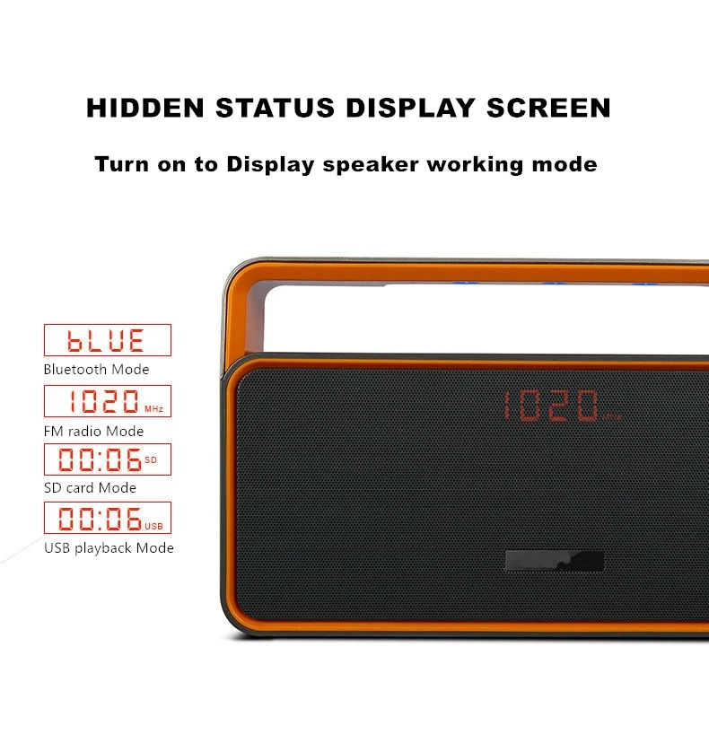 2020 New Arrival Hands-free Wireless Mini Portable Bluetooth Speaker with FM radio - ANKUX.COM