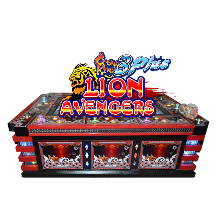 

2021 8 Players High Holding Fish Machine Gambling Table Game Ocean king 3 Plus Lion, Customize