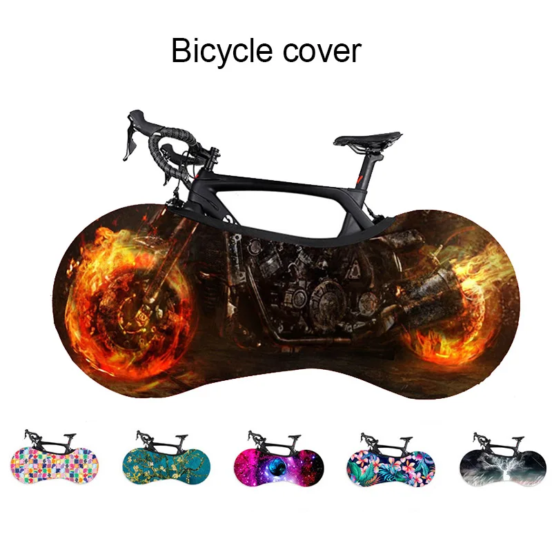 Bike Protector Cover Elastic Stretch Antidust Bike Wheels Cover Full