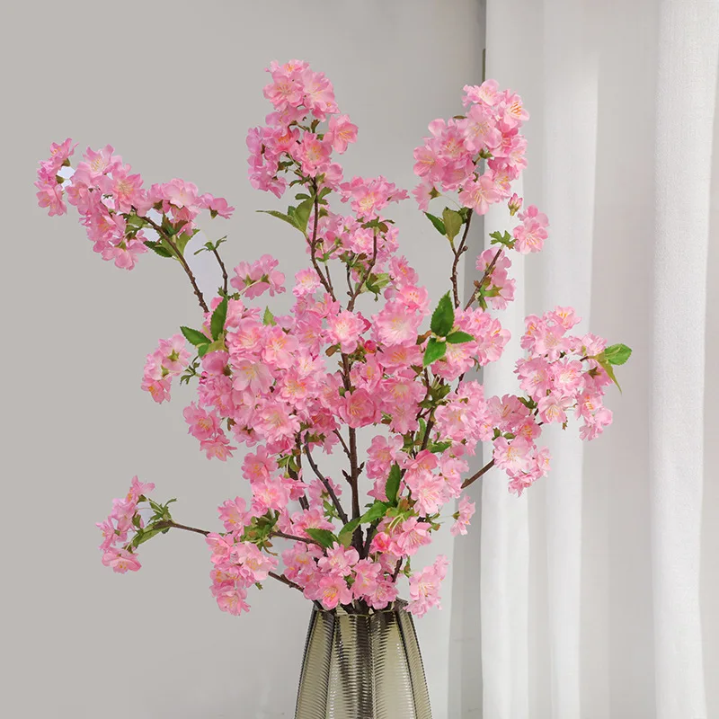 

F-C0170 Artificial Sakura Decoration Tree Cherry Blossom Faux Floral Art Display Fake Cherry Blossom Artificial Sakura