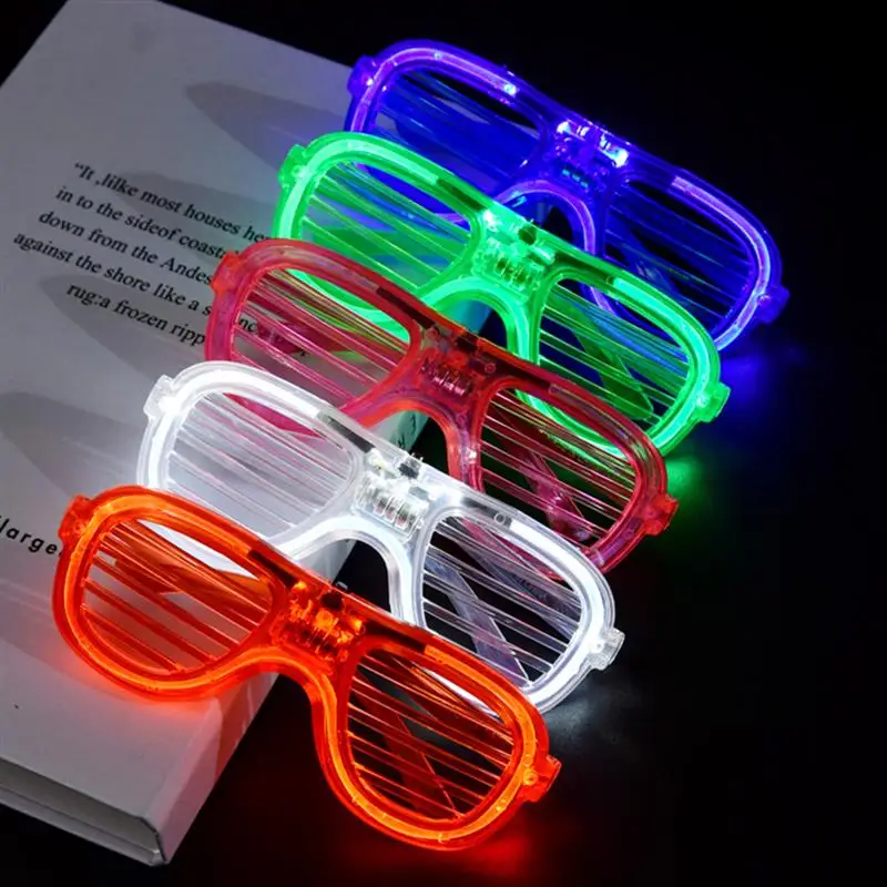 Party Creative Led Glasses Plastic Light Up Flashing Glasses Clothing