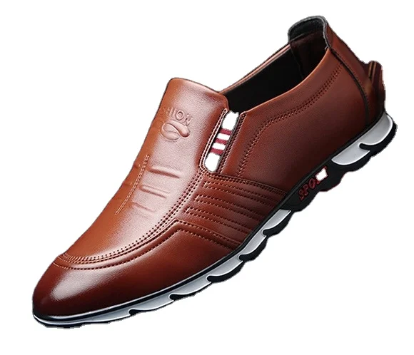 

New Arrival Men Fashion British Style Business Casual Leather Shoes