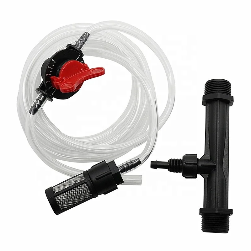 1//2 /& 3//4 Zoll Bewässerung Dünger Injektor Kit mit Wasserrohrschalter Filte