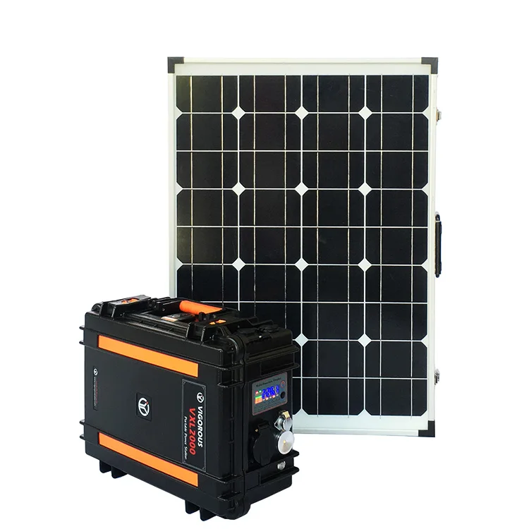 

Off Grid Solar Power System 2000w Portable Power Station Solar Generator 220v Lithium Battery Power Pack