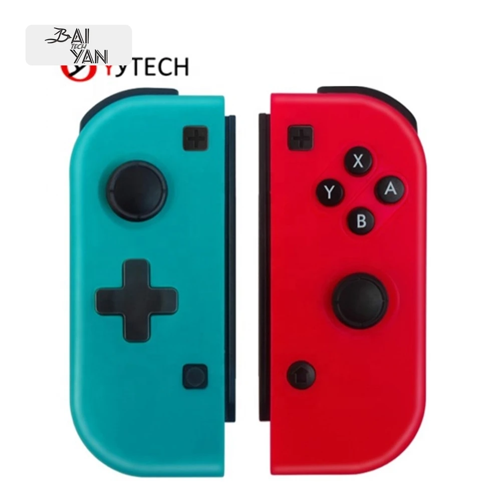 

SYYTECH 2021 New Left Right Wireless handle Joystick Gamepad For Nintendo Switch Joycon Controller Game Accessories, Red blue