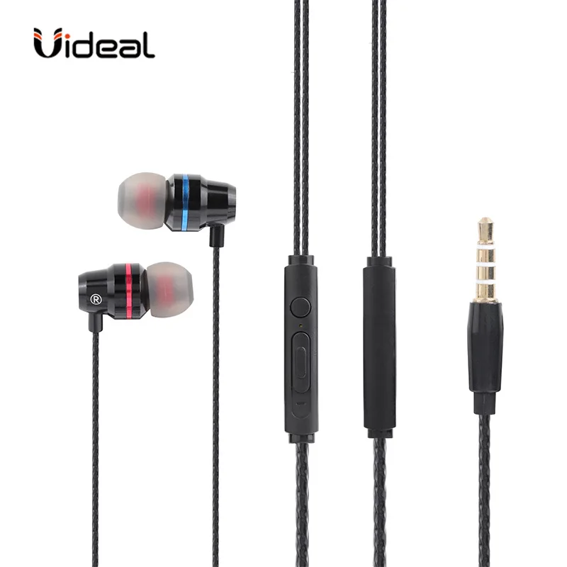 

2020 Best Selling High Quality Metal Stereo Surround Sound Shock Bass Metal Earphone With HD Microphone