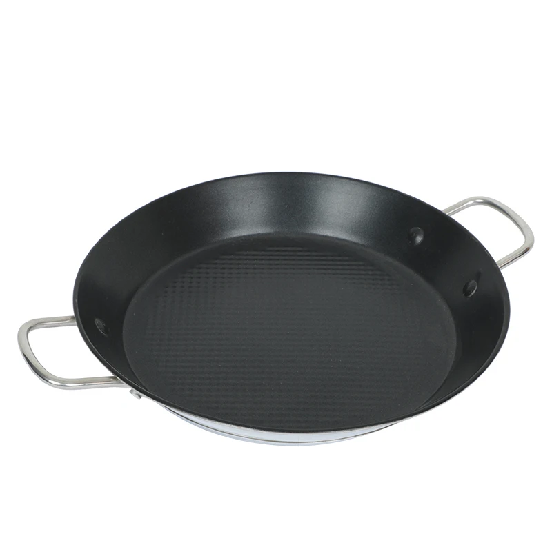 

Factory Supplying Two Ear Handles Stainless Steel Nonstick Fry Pan