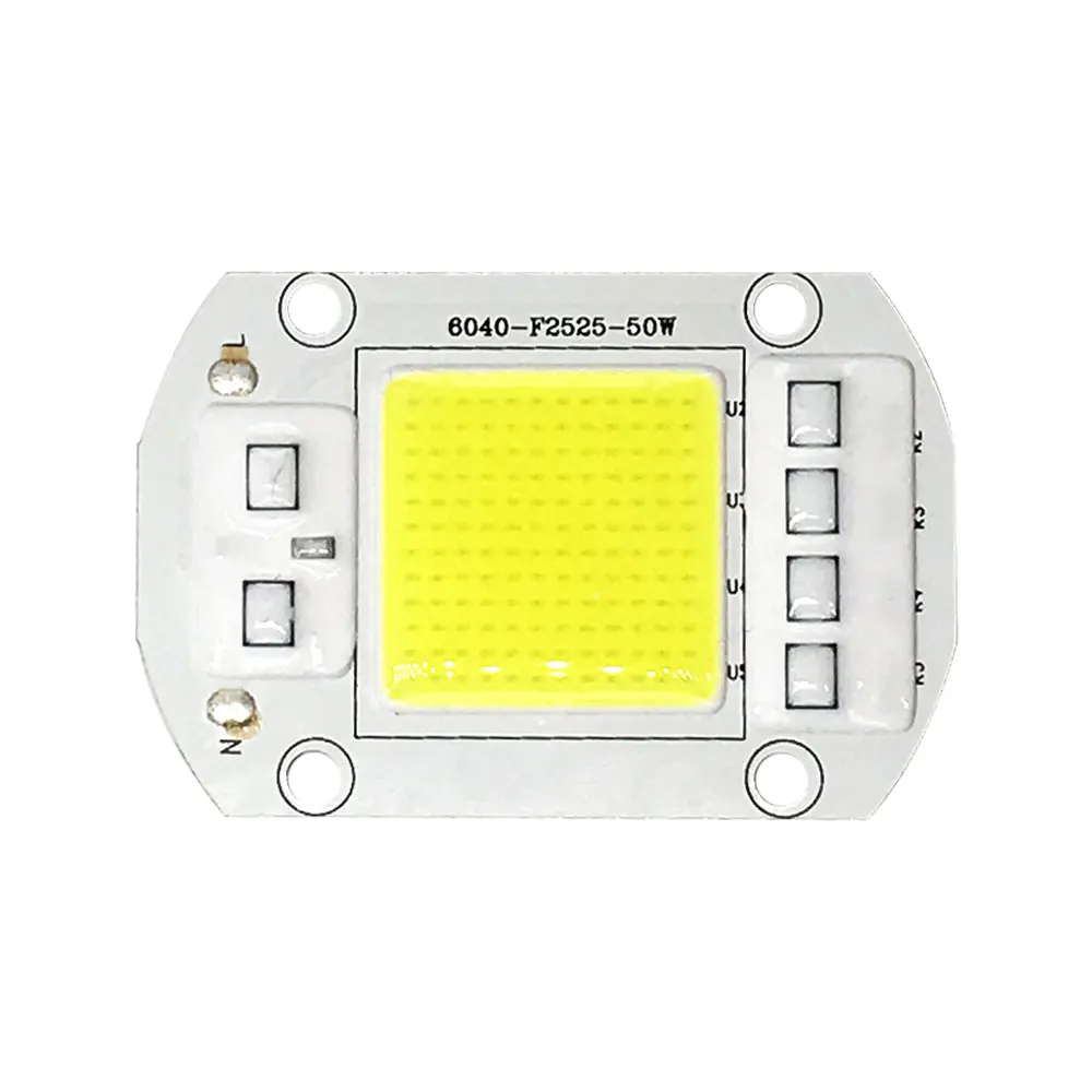 AC COB LED 110V 220V Driverless Chip for Floodlights Plant Growth Lights 20W 30W 50W Full Spectrume LED Bulb 6040 COB Lamp