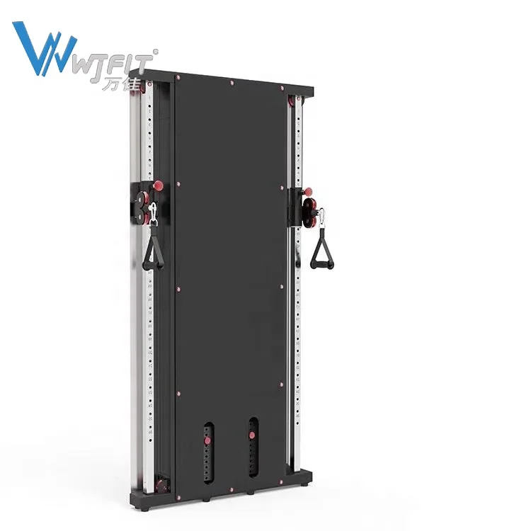 

professional strength training machine wall mounted Cable strength power training Crossover Functional Trainer, Black