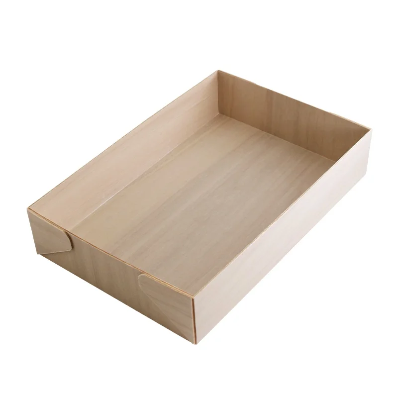 

Eco Friendly Disposable Food Container Japanese Bento Box Take Out Dessert Packaging Serving Tray Wooden Sushi Tray