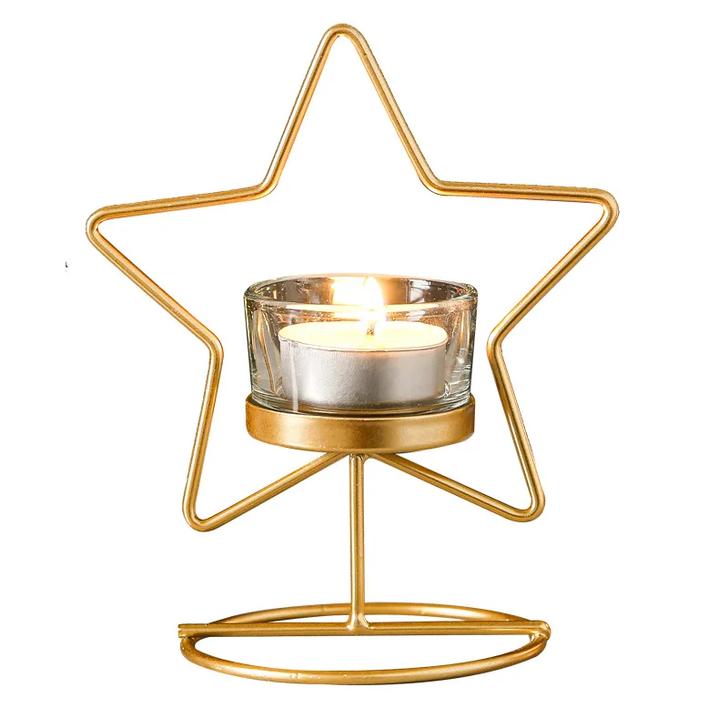 

Geometrical Polygon Shape Home Decor Wedding Decors Candle Holder Table Candle Stand Metal Tealight Candle Holder