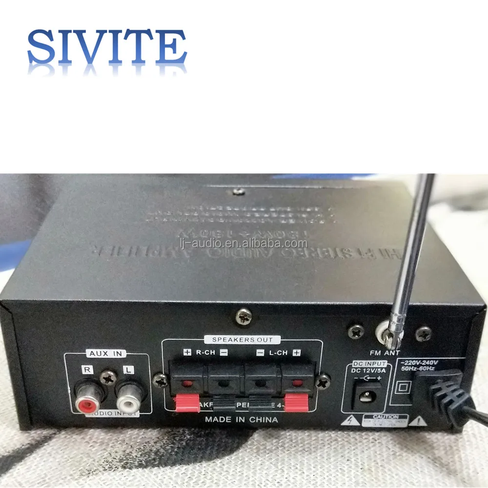 

SIVITE 12v dc class d power amplifier module Mini Karake K699D, Black