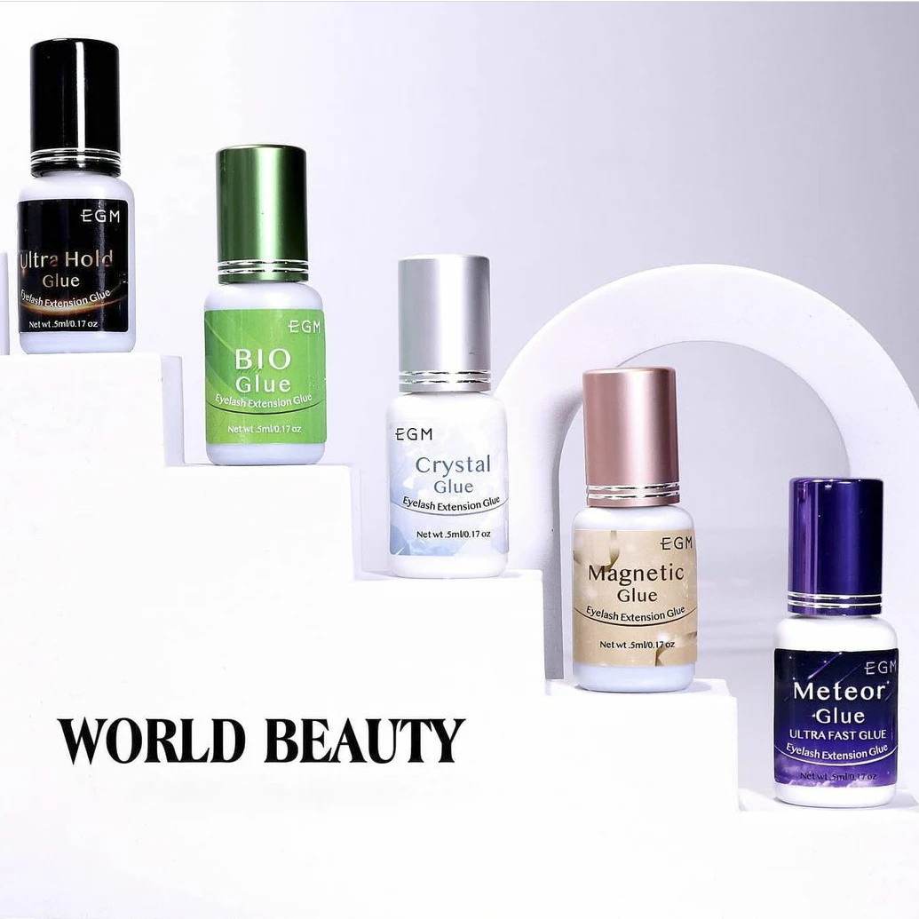 

Worldbeauty Korea eyelash glue lady black adhesive eyelash extension glue