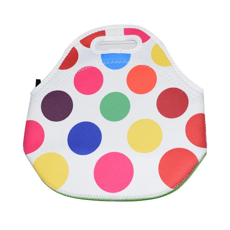 

Pretty pattern custom insulated neoprene lunch bag custom print bag, 1,2,3,4,5,6