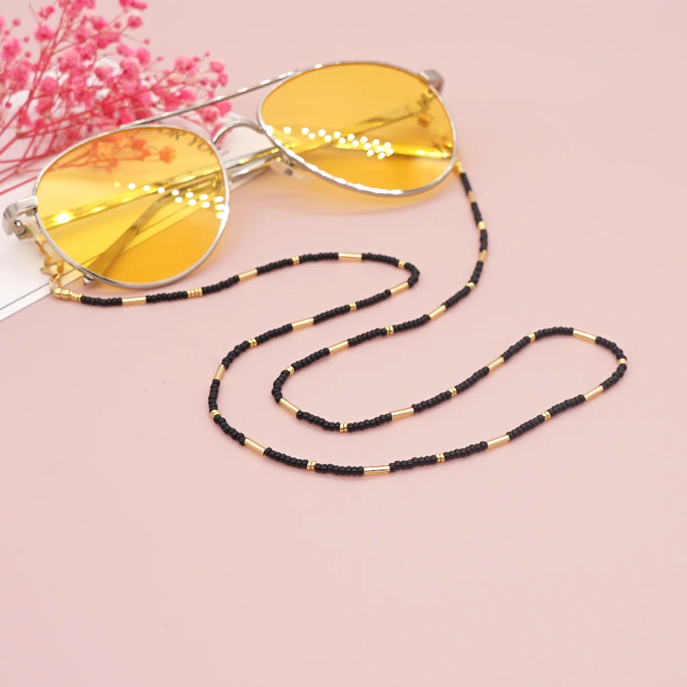 

Go2Boho 2022 Masking Chain Miyuki Beads Necklace Women Trendy Beaded Eyeglass Chains Glasses Accessories Sunglasses Jewelry