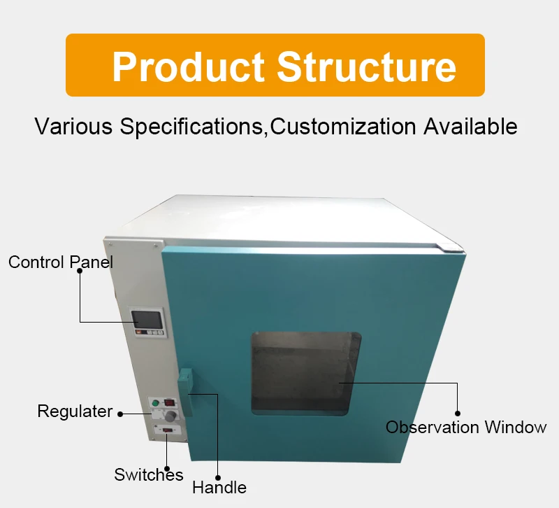 HUITAI BPG-9140A LABOratory oven temperature accuracy +/- 0.5 ℃ Volume 136L  with test hole 50mm