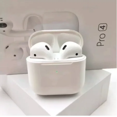 

PRO4 TWS Wireless Earphones 5.0 Airpodding Mini Earbuds with Charging Case Sports Handsfree Headset for Smart Phones