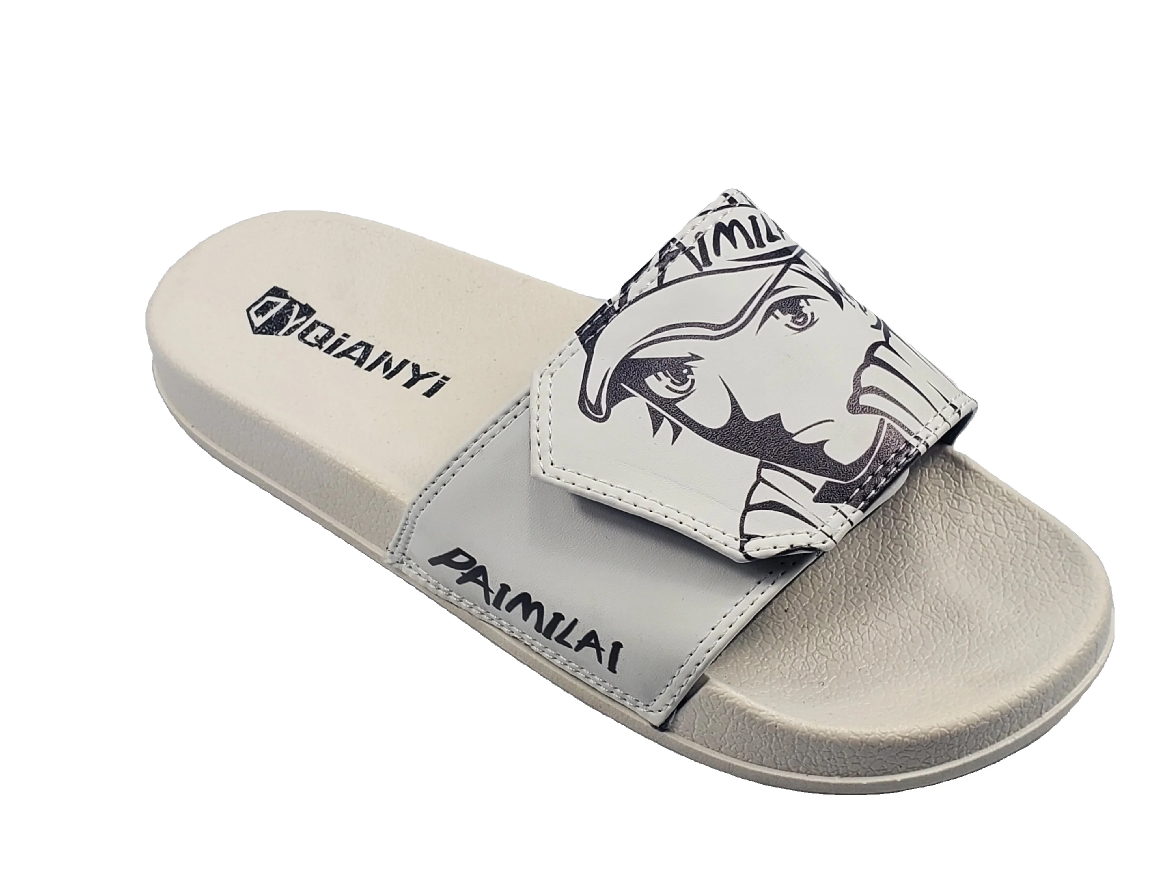 

New custom logo woman men flip flops height increasing slippers