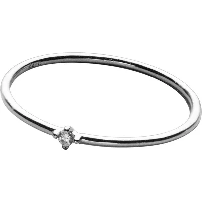 

Wholesale Fashion Simple Ring Sweet Style 925 Sterling Silver Ring Jewelry, As picture