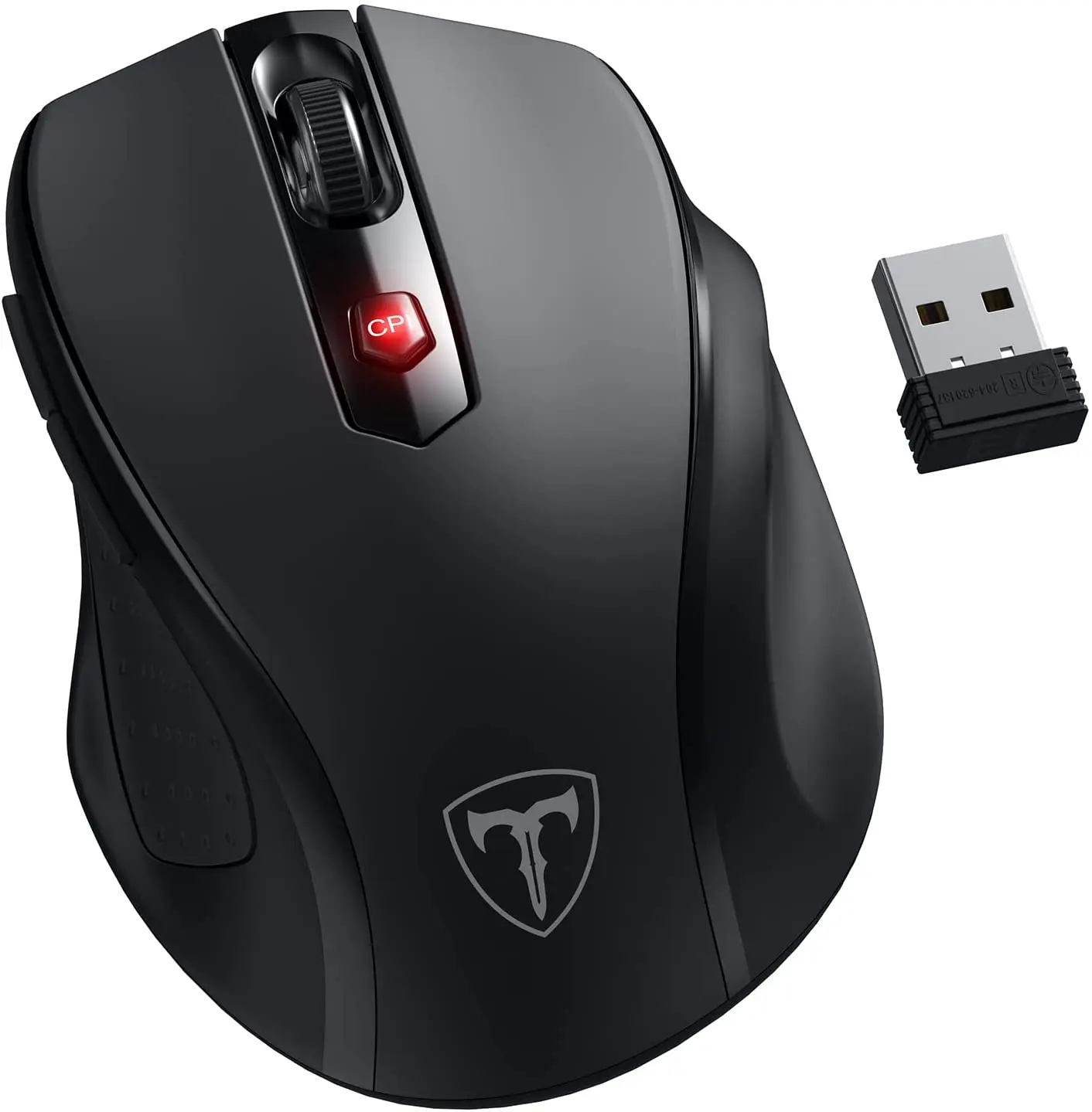 

2.4G Rechargeable wireless optical gamer mouse with USB nano receiver for laptop PC computer