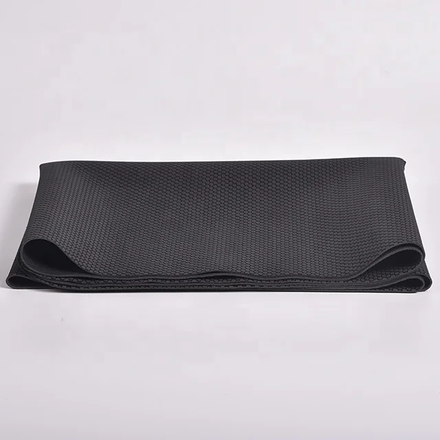 

High Quality Factory custom natural rubber yoga mat convenient folding colorful, Black,blue,green,pink,purple