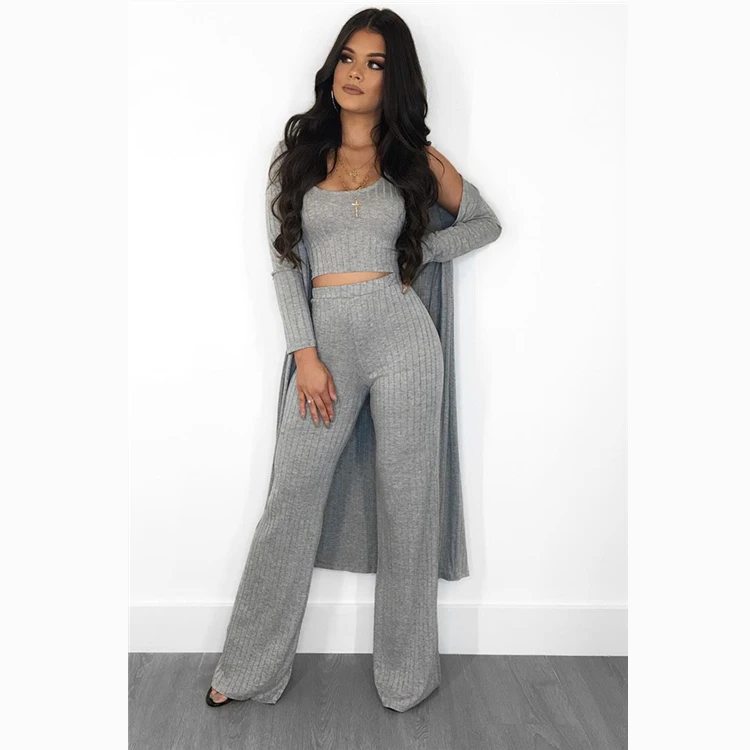

HJ XSE01 2021 Long Sleeve Sweatsuit Casual Clothing Lounge Wear 3 Piece Set Women + Lounge Wear Women Plus Size Set