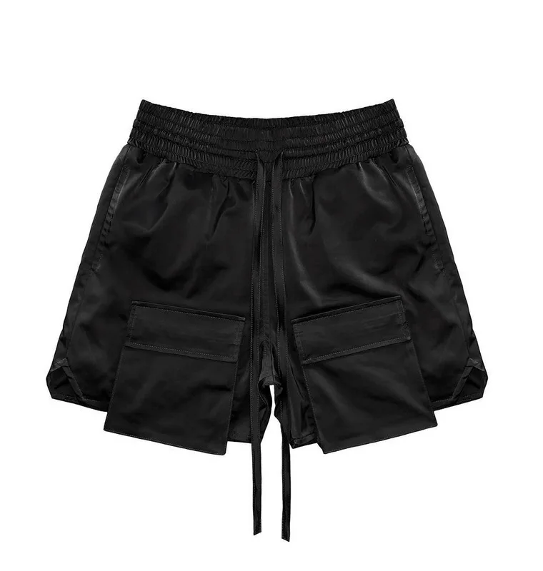 

Shorts Long Drawstring dropshipping FOG men nylon cargo shorts liquid sliver short pants men
