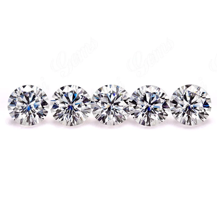 Wholesale Price Per Carat Loose Round 1mm 1.2mm 1.3mm 1.4mm Melee White Moissanite Diamond