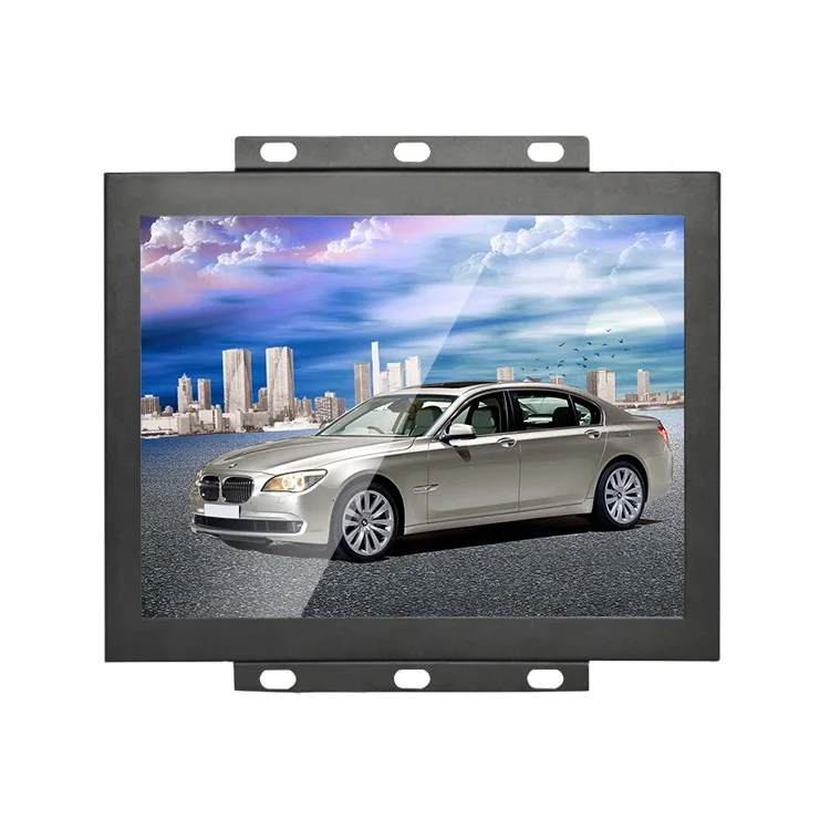 

15 inch open frame tft lcd monitor HDMI S-video input industrial field monitor custom display