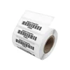 High Quality Consecutively Numbered Label Sticker Variable QR Code Label Self Adhesive Sticky Label