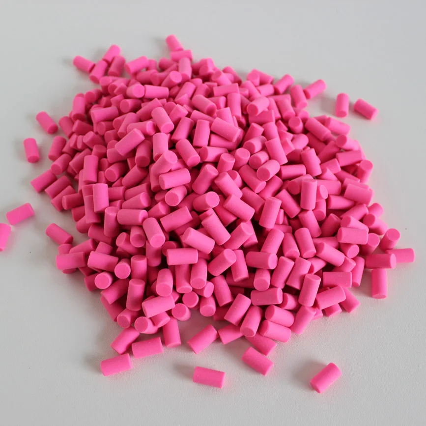 Safe and non-toxic pencil components are sold in large quantities with colored eraser top