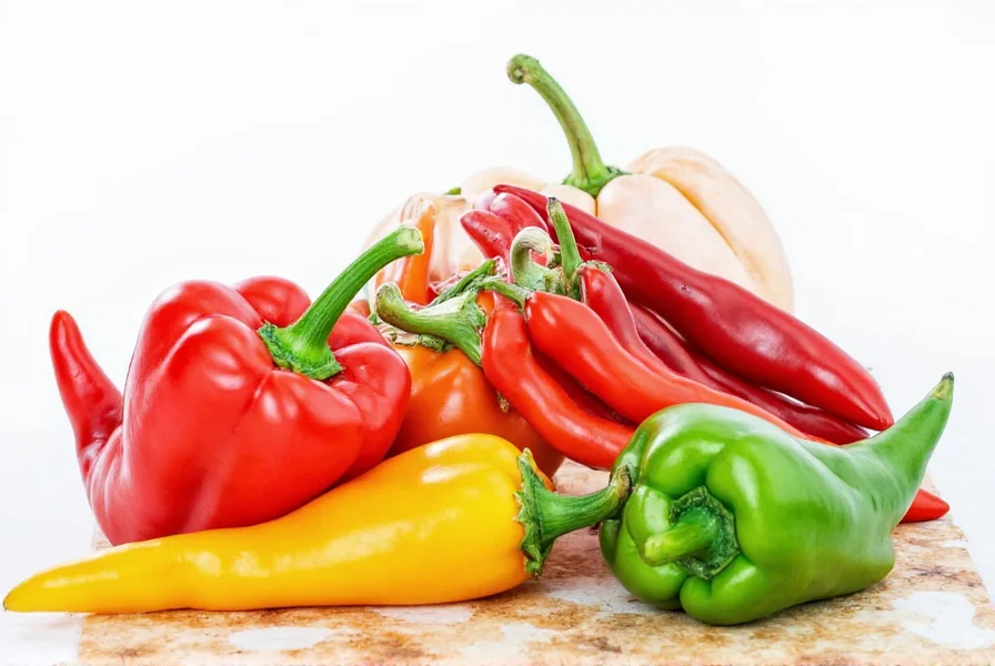 Bunch of Mild Spicy Peppers