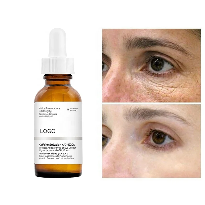 

30ml Anti Puffy Remove Eye Bag Serum 5% Caffeine Solution With EGCG Improving Dark Circles Eye Serum Ordinary