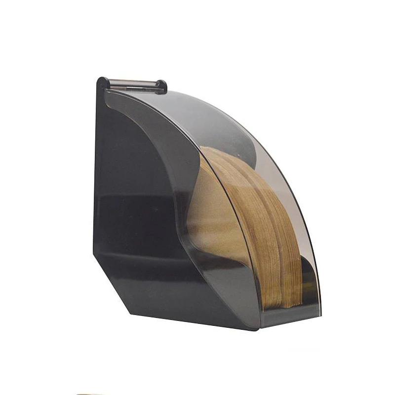 

Coffee Filter Paper Box Filtering Paper Storage Dust-Proof With Cover Filter Paper Holder