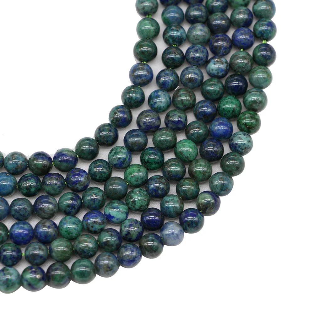 

Natural Beads DIY Necklace Bracelet Loose Beads 4/6/8/10/12mm Phoenix Lapis Lazuli Loose Strand Beads For Jewelry Making