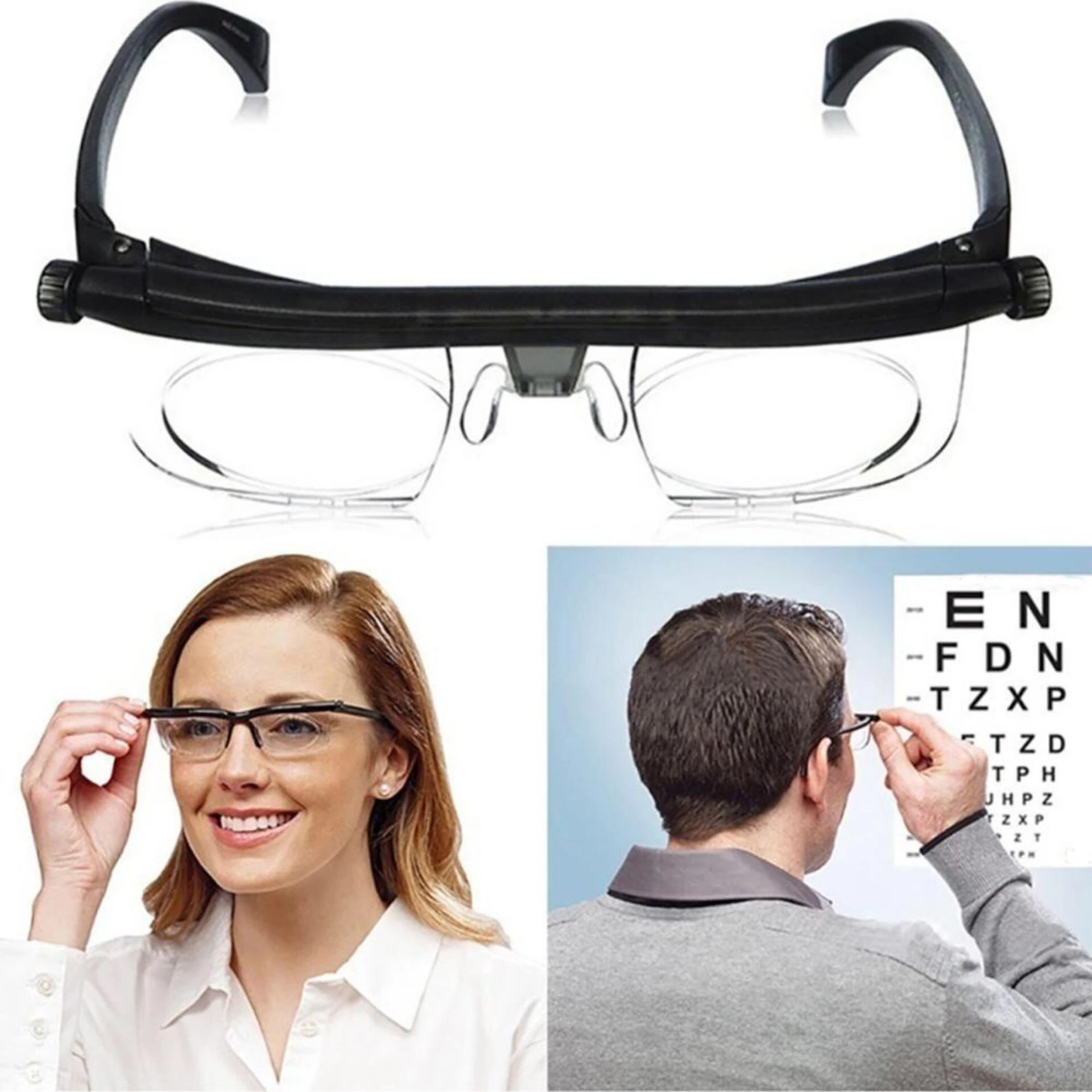 

Hot Sale Popular Adjustable Vision Focus TR90 Myopia Eye Glasses -4D to +5D Eyeglasses Reading Eye Glasses