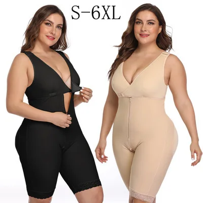 

Wholesale Strengthen Buttless Plus Size women's Lift Body Shaper Underwear Panties Lifter Bodysuit Fajas Shapewear