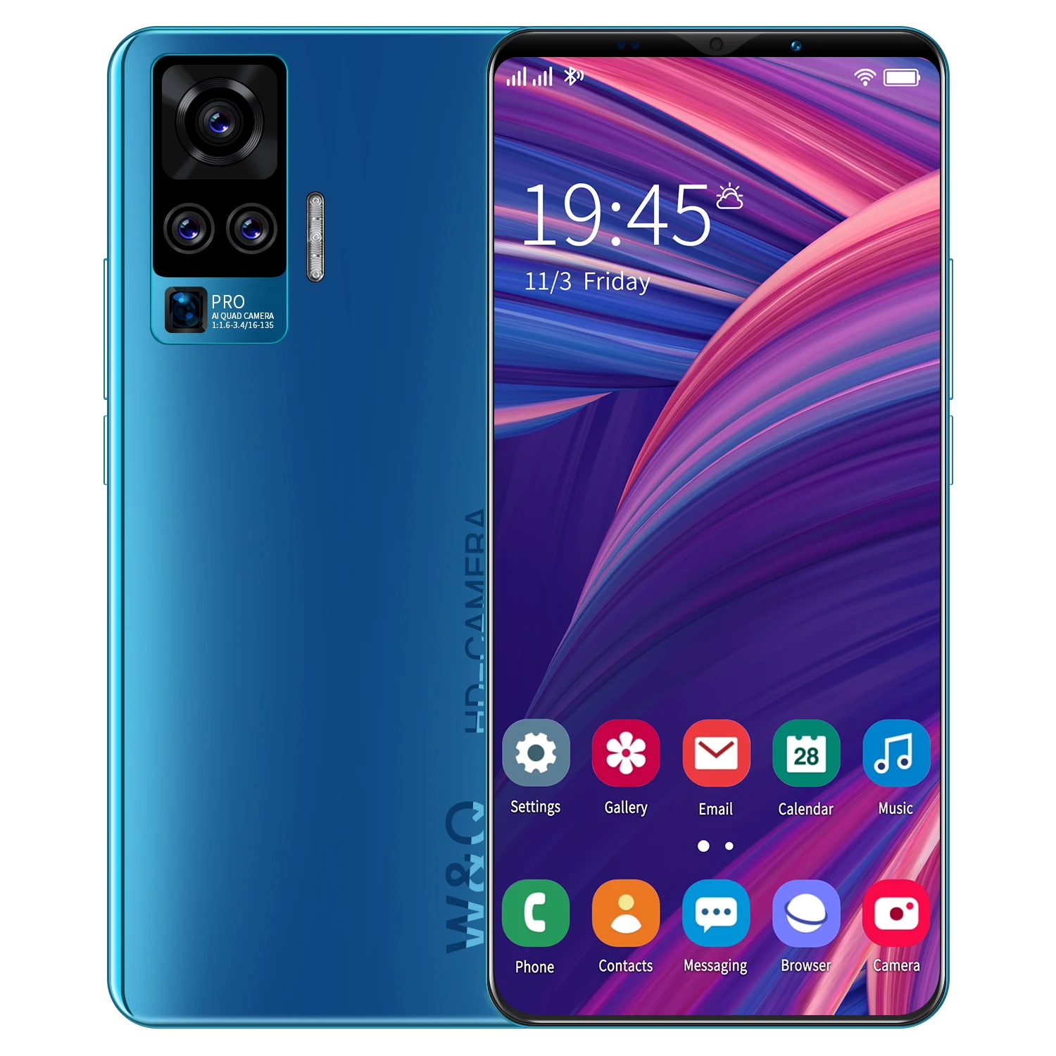 

Promotion good quality cellphone Dual SIM Card Face ID Unlock Mobile Phone second hand used phone, Purple, red, blue