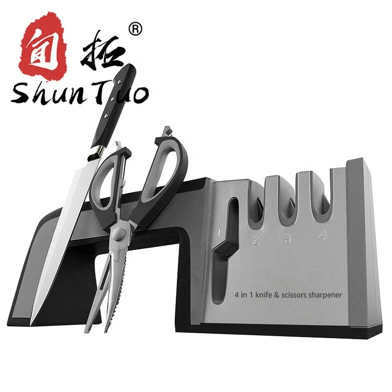 

2020 mini sharping stone knife sharpening razor blade 3 stage knife sharpener