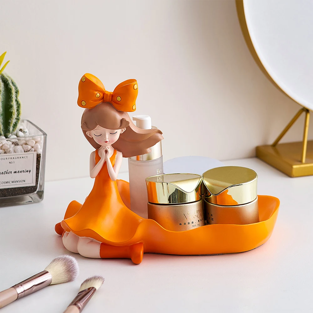 

Nordic house interior decoration sundries storage tray girl storage ornaments