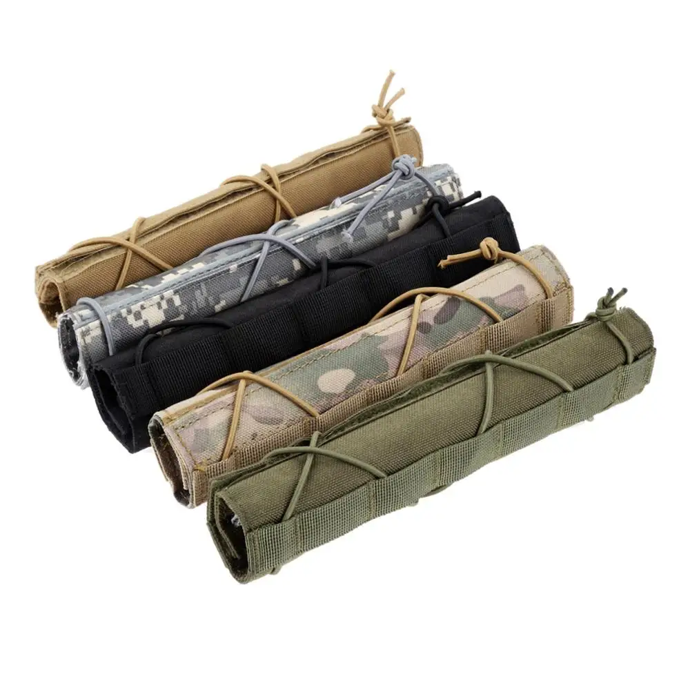 

Outdoor Muffler Protective Case Tactical Shooting Suppressor Nylon Silencer Protector Cover, 5 colors